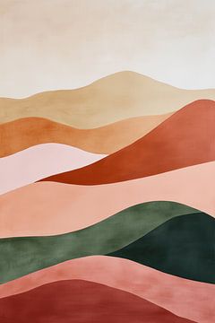 Wellen und Berge von Dream Drip
