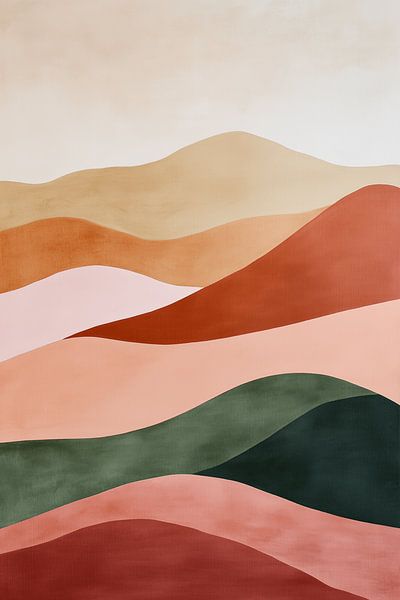 Vagues et montagnes par Dream Drip