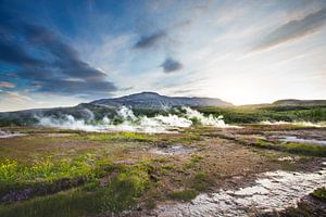 Geysire in Strokkur