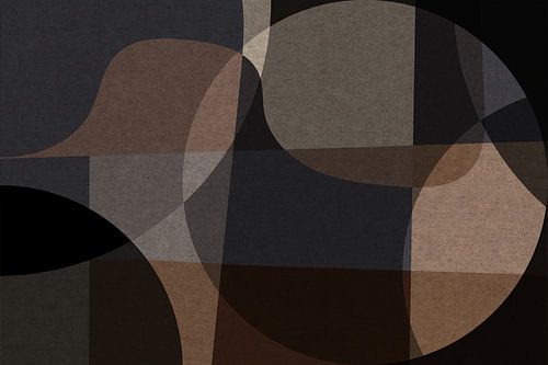 Organische Geometrie: Warme aardetinten Retro III