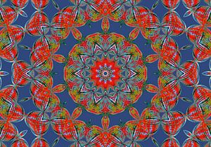 Rosette in Blau (Mandala in Blau)