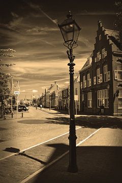 Vianen Utrecht Binnenstad Sepia