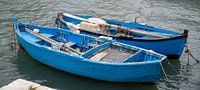 Blue boat...