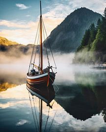Boot im See
