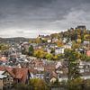 Panoramablick auf Marburg an der Lahn von Jürgen Schmittdiel Photography