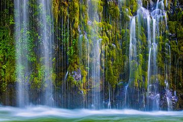 Mossbrae-Wasserfall, Kalifornien, USA