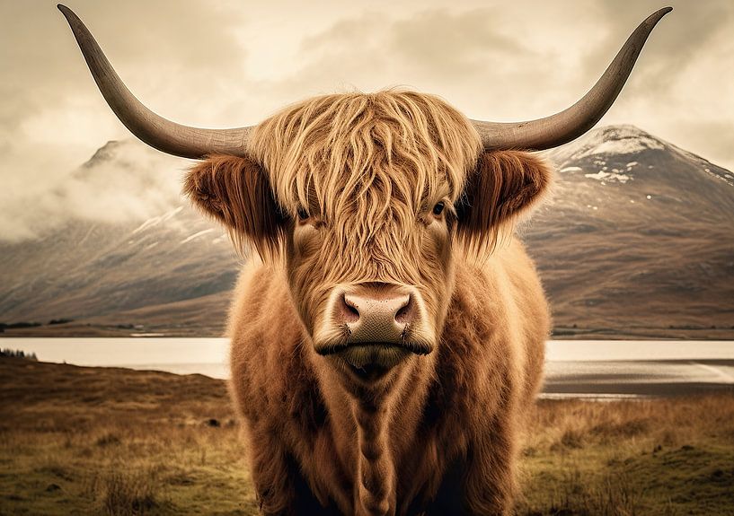 Highland Cow von Niklas Maximilian