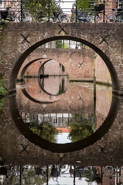 The echo of water, De Dieze in Den Bosch, the Venice of Brabant... by Alex van den Akker
