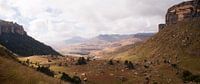 Het Amphitheater - de Noordelijke Drakensbergen  van Lotje Hondius thumbnail