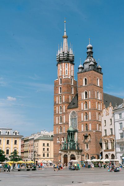 Marktplatz Krakau Polen Europa von Suzanne Spijkers