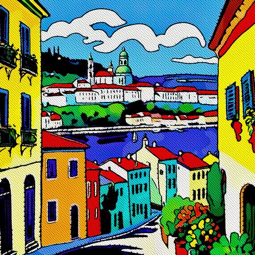 Reizen in Europa, motief 1