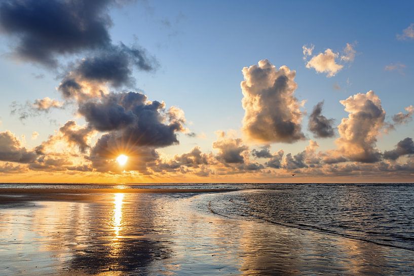 Zonsondergang op Juist van Dirk Rüter