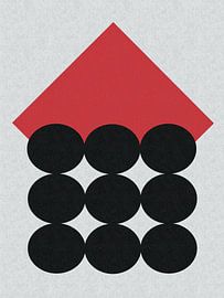 Abstract geometrische vormen van Maurice Dawson