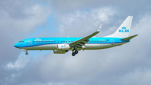 Avion de ligne KLM Boeing 737-800.