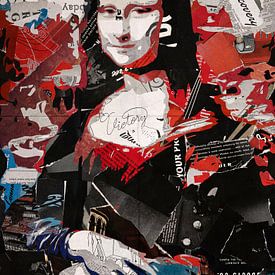 collage artistique de la Joconde sur deny pribadi