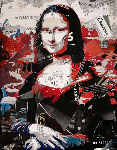 collage artistique de la Joconde