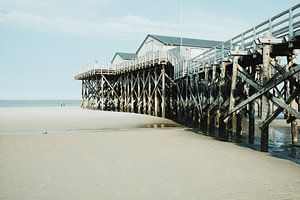 Pfahlbauten an der Nordsee
