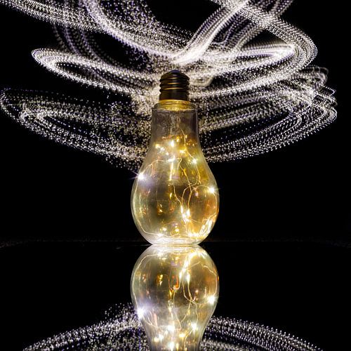 Light bulb with LED experiment