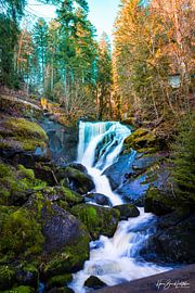 Triberg waterfall by Hans-Bernd Lichtblau