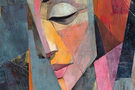 Woman Portrait | Woman With Colour by Art Whims