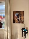 Photo de nos clients: La fille a la perle - Johannes Vermeer par Lia Morcus