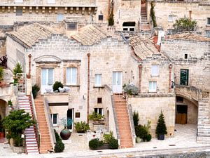 Häuser in der Altstadt von Matera