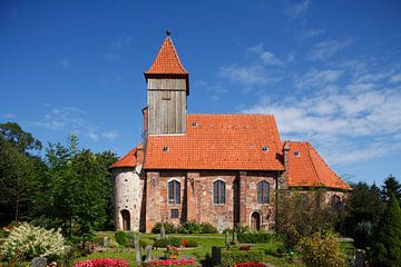 Kerk, Middelhagen, Mönchgut, Eiland Rügen