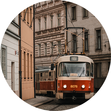 Prague Tram van Goos den Biesen