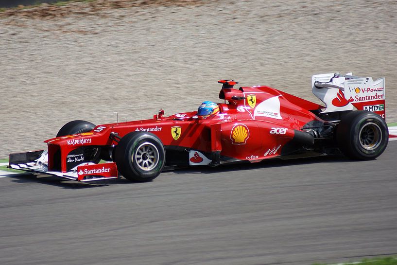 Fernando Alonso Monza 2012 von Jeroen van Deel