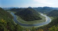 Gang du lac Shkoder Montenegro Horseshoe