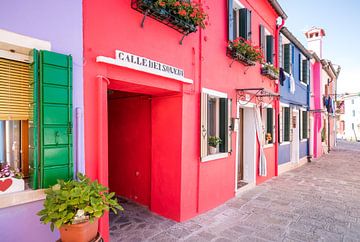 Burano, het kleurrijke eiland van Venetië van Gerald Lechner