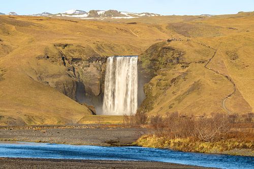 Iceland waterfall Skogafoss