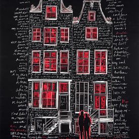 Amsterdamer Rotlichtviertel von Lauren Wilde