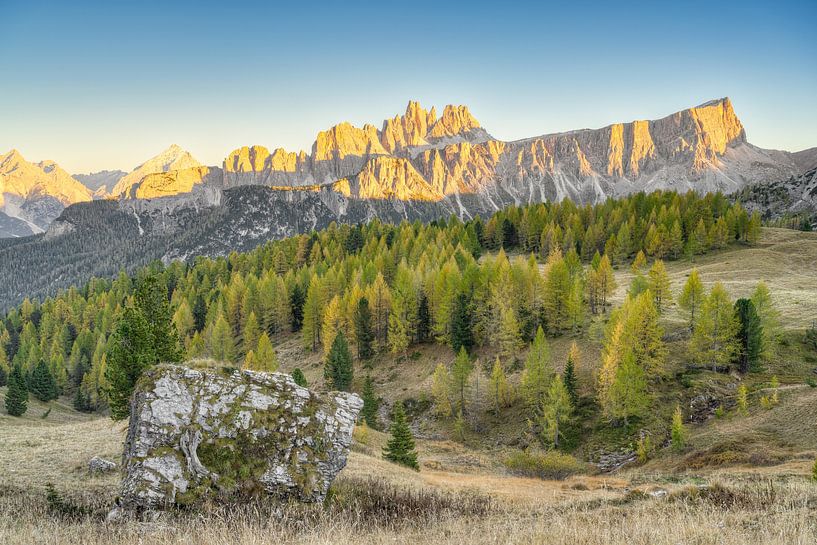 Croda da Lago in the Dolomites by Michael Valjak