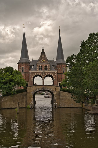 De waterpoort van dichtbij bekeken