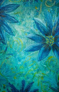 Blue Garden by Iris Holzer Richardson