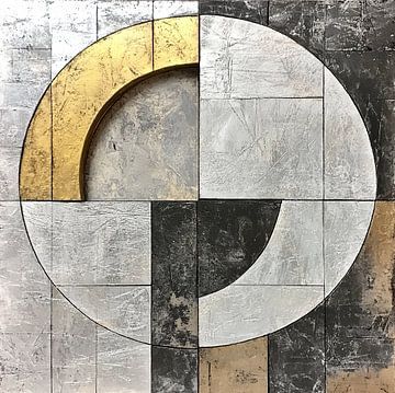 Halvemaan | Lunar Echo van ARTEO Schilderijen