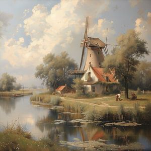 zomer in de polder van Kees van den Burg