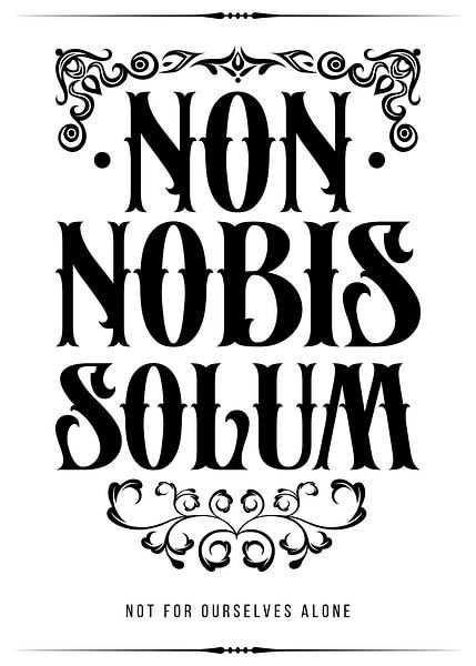 Non nobis solum van Pixelbull Design