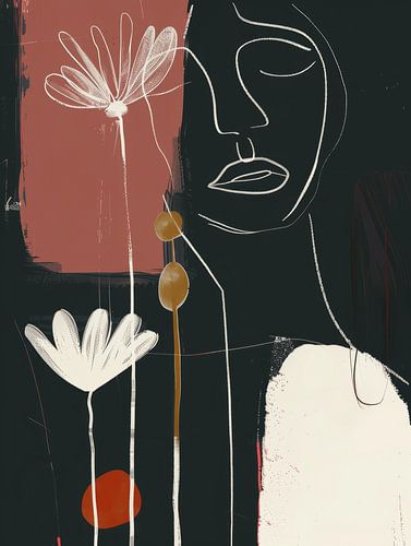 Böhmische Illustration, modern und abstrakt