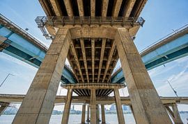 Unter der Wonhyo Brücke in Seoul. von Karsten Rahn