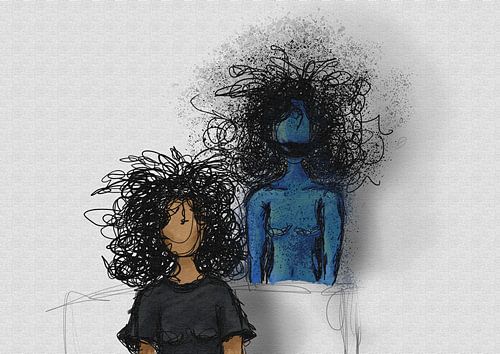 The presence of panic.