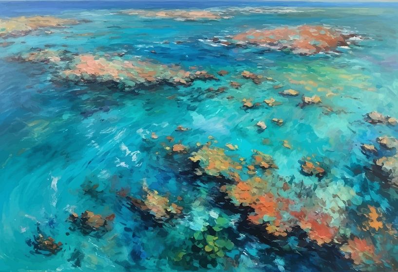 Australian Great Barrier Reef Landscape by MIROKKU