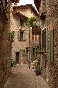 Straße der mediterranen Landhäuser