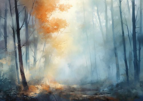 Forest Landscape Art