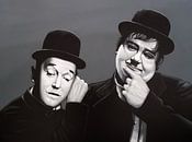 Laurel and Hardy Schilderij par Paul Meijering Aperçu