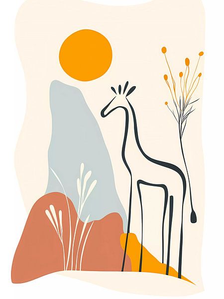 African sunset by haroulita