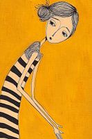 Susan | Vrouw of dame | Oker geel