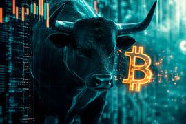 Bull market for cryptocurrencies - Futuristic by Poster Art Shop