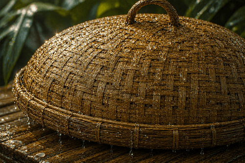 After Rain on Traditional Food Cover I Indonesia I Rain Collection
